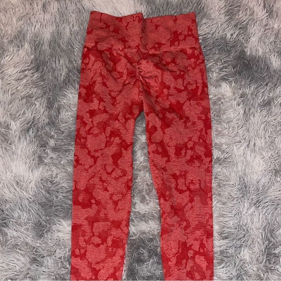 Gymshark Pants - Gym Shark Red Adapt Camo Size Small